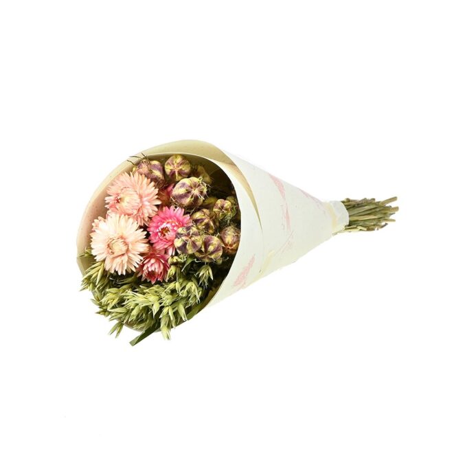 Trockenblumenstrauss Bouquet Mix natural pink mixed plantlovers